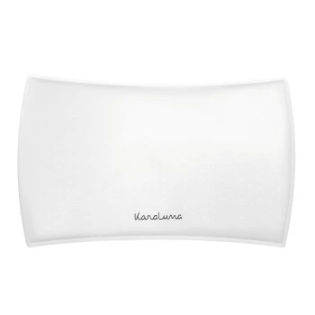 KaraLuna Napfunterlage Aus Silikon 48x30 Cm Geschwungen Transparent 3 KaraLuna Napfunterlage Aus Silikon 48x30 Cm Geschwungen Transparent