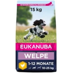 EUKANUBA Puppy Medium Breed Chicken 15 Kg -Happy Hund 4930a117f51c7c6553039741394a4383de23aba0 1013180 de DE ask 1