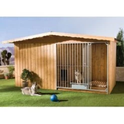 Sauerland Hundezwinger Charly Mit Hundehütte 3 M, 2 M, 2,25 M Ohne Bodenplatte