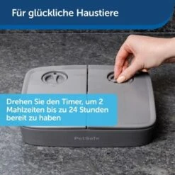 PetSafe Futterautomat Für 2 Mahlzeiten -Happy Hund cbb15591c8aa5c2774ab6d67a9143c2d8fddbc8b 5c4cc80bddbfeaa62b48caf771c25dd617cbf2de