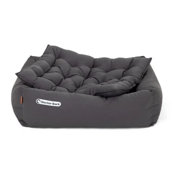 Doctor Bark Hundebett Grau S 4 Doctor Bark Hundebett Grau S – Bild 2