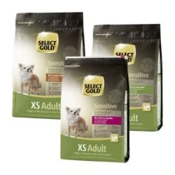 SELECT GOLD Sensitive XS Adult Probierpaket 3x1kg